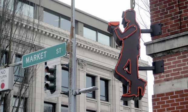 Ballard, market street...