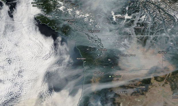 wildfire smoke...