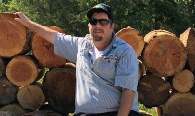 logging truck driver...