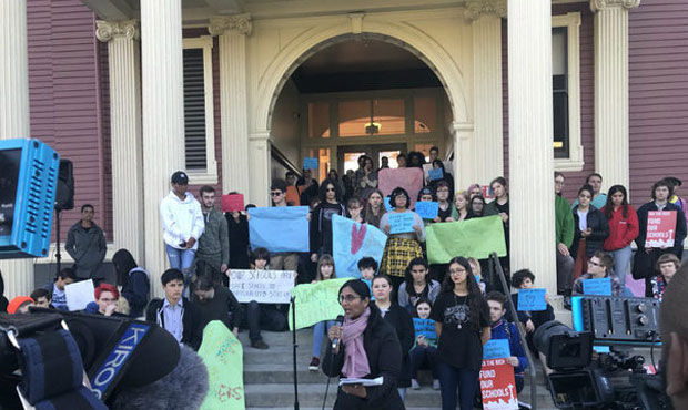 student walkout...