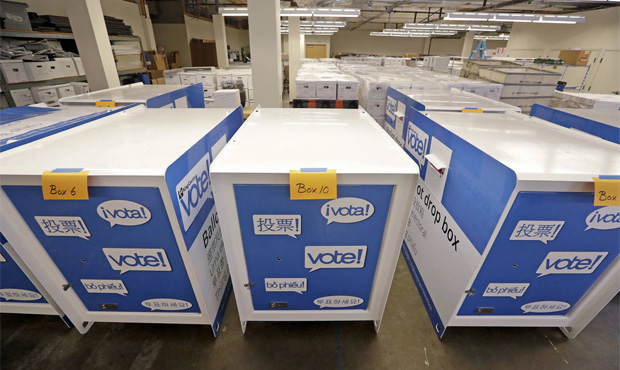 Washington ballot boxes...