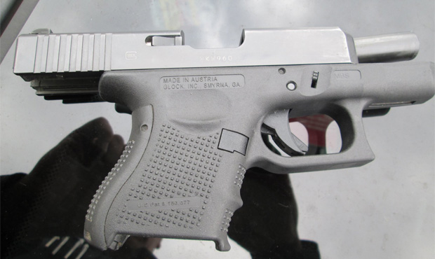 A gun found in a car in Pierce County...
