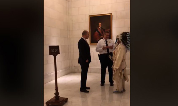 JoDe Goudy representing the Yakama Nation at the U.S. Supreme Court...
