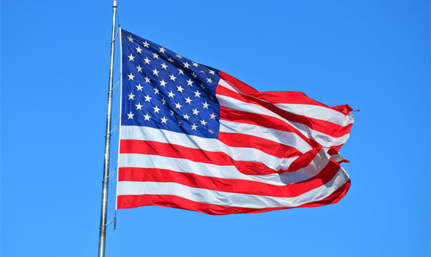 American flag national anthem Pledge of Allegiance...