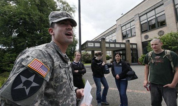 Army recruiting Seattle...