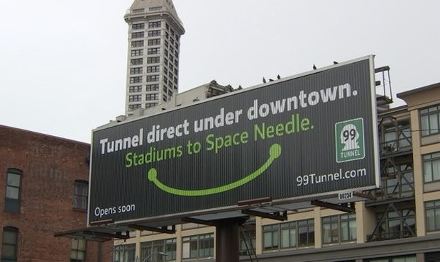 WSDOT SR 99 tunnel billboards...