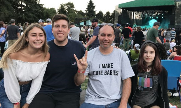 A happy family united in an unexpected way...
