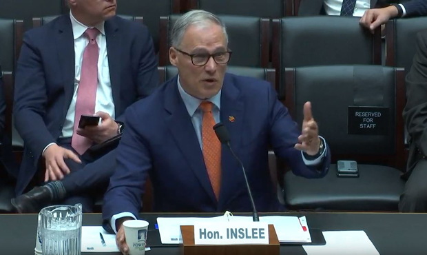 Jay Inslee climate change testimony...