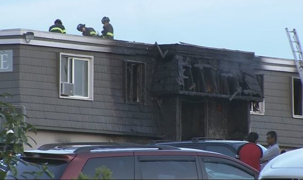 Kent apartment fire...
