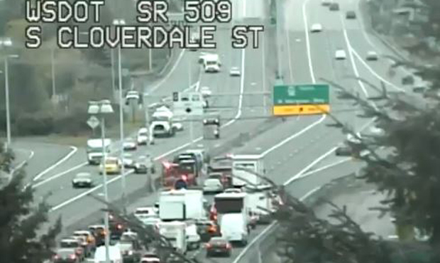 SR 509 collision...
