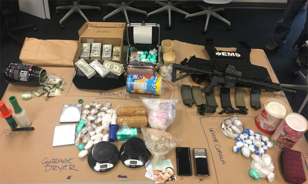 Drug bust Seattle Police...