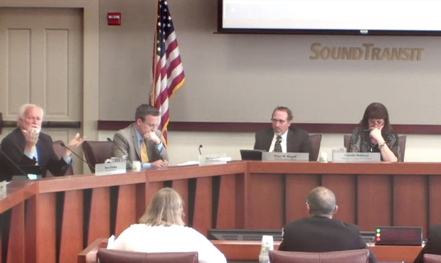 Sound Transit Board, Dick's Drive-In Kent, Sound Transit board meeting...