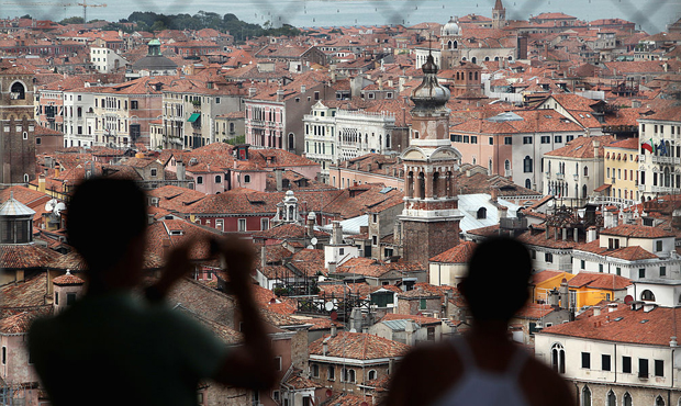 Overtourism Venice Italy...