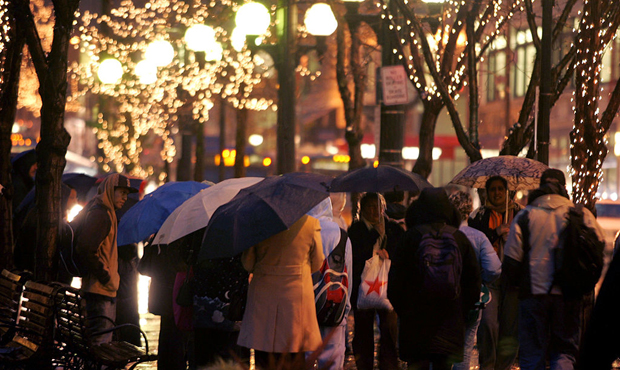 Seattle rain, rainy days, September...