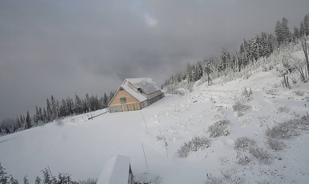 Mt. Rainier Paradise snow...