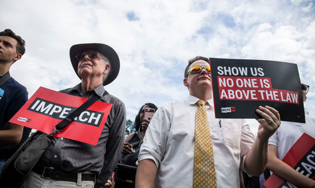 Impeachment rallies...