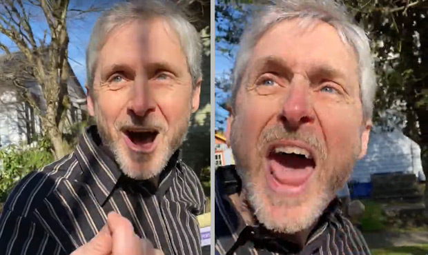 Seattle environmentalist taped...