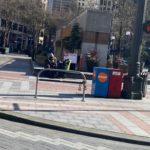 Westlake Park was deserted for the coronavirus stay-at-home order. (Photo: Jason Rantz/KTTH)