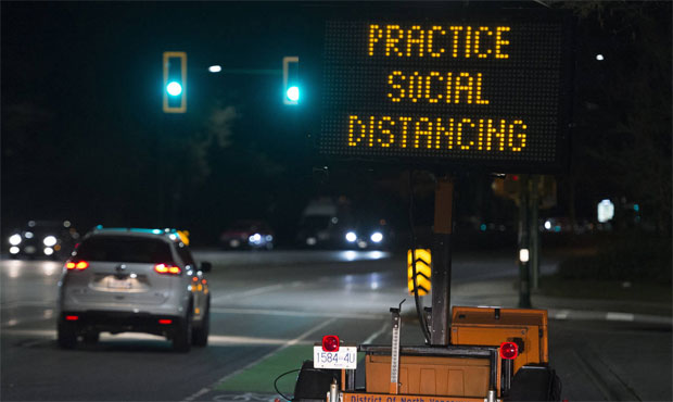 Social distancing, coronavirus outbreak...