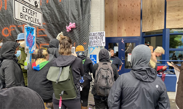 Seattle police Capitol Hill Autonomous Zone...