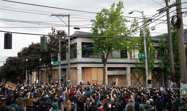 East Precinct, Seattle protests, capitol hill seattle...
