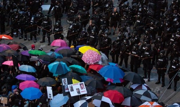 protest...