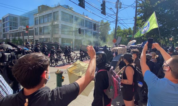 Seattle riot protest antifa...