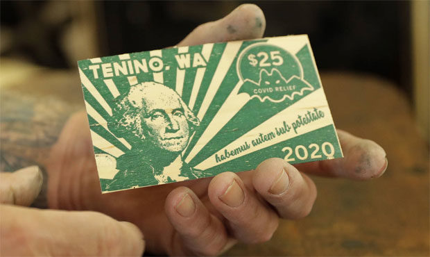 Tenino wooden money...