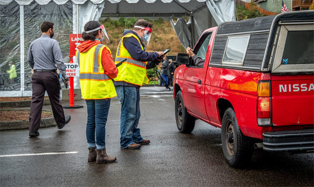 COVID testing site King County...