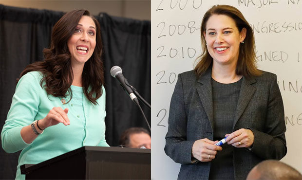 WA Rep. Jaime Herrera Beutler and challenger Carolyn Long. (Courtesy photos)...