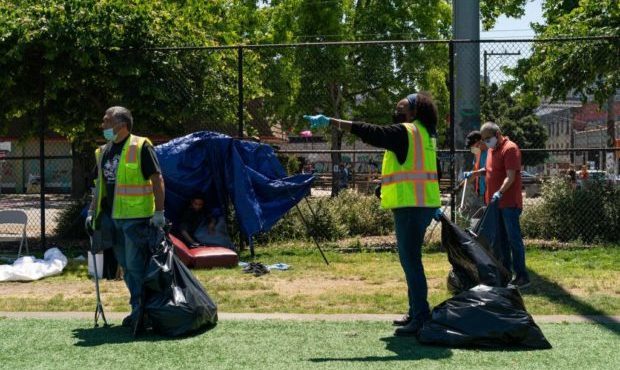 Seattle litter cleanup...