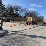 National Guard set up a checkpoint.  (Photo: Jason Rantz/KTTH)
