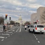 After going through security, you're able to walk the Inauguration parade route towards the Capitol. (Photo: Jason Rantz/KTTH)