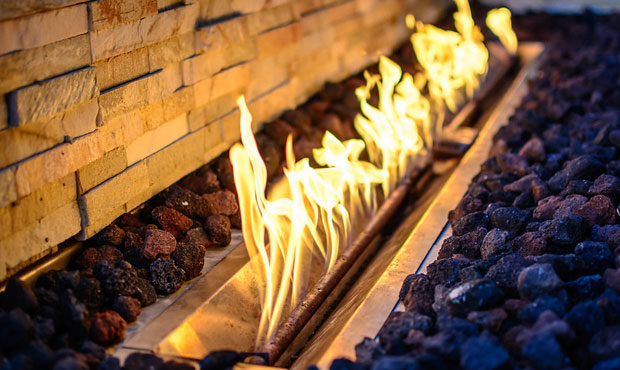 Gas heating...