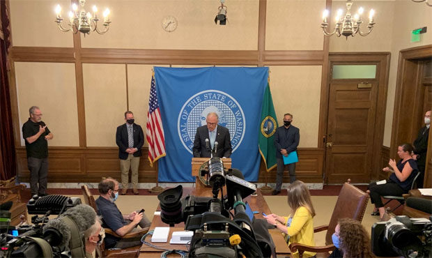 Jay Inslee, vaccine mandate...