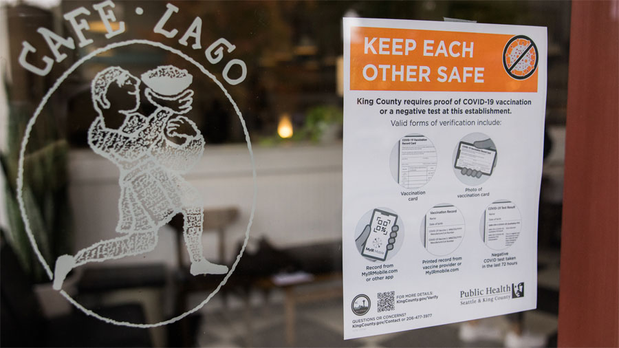 King County vaccine requirements...