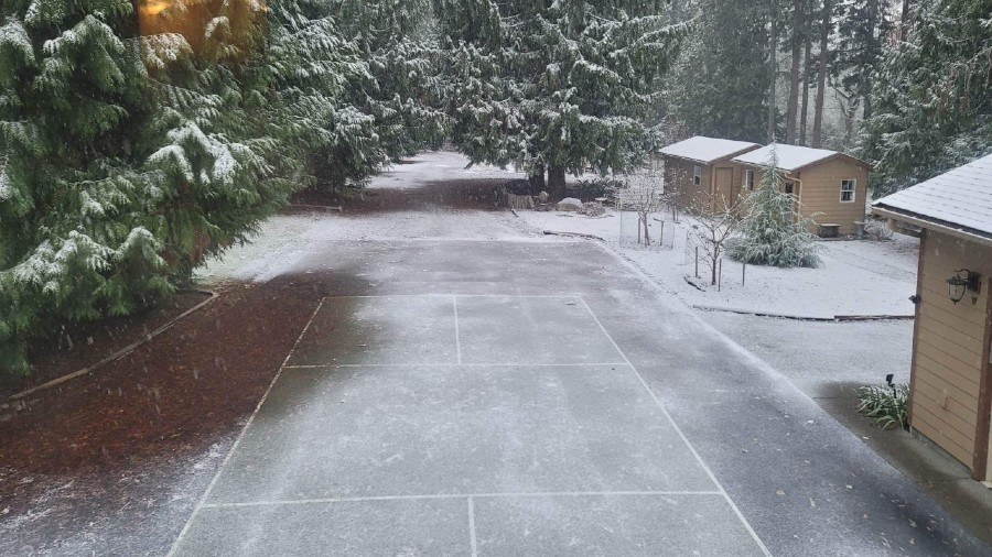 snow...