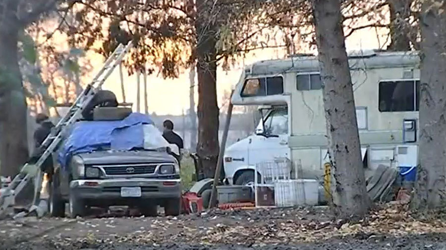 South Sound homeless camp...