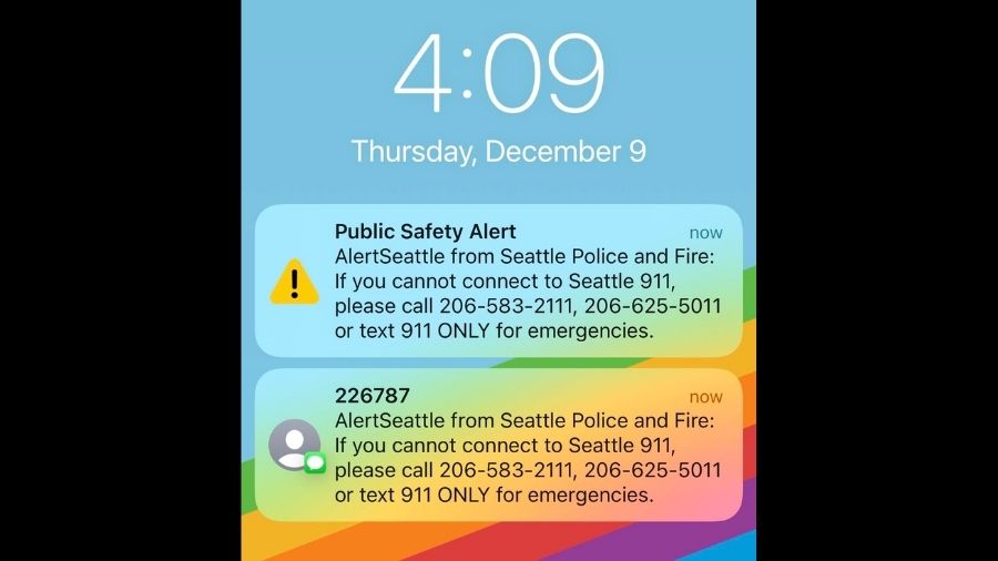 911 alert...