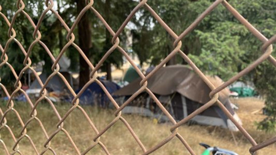 Seattle homeless camp...