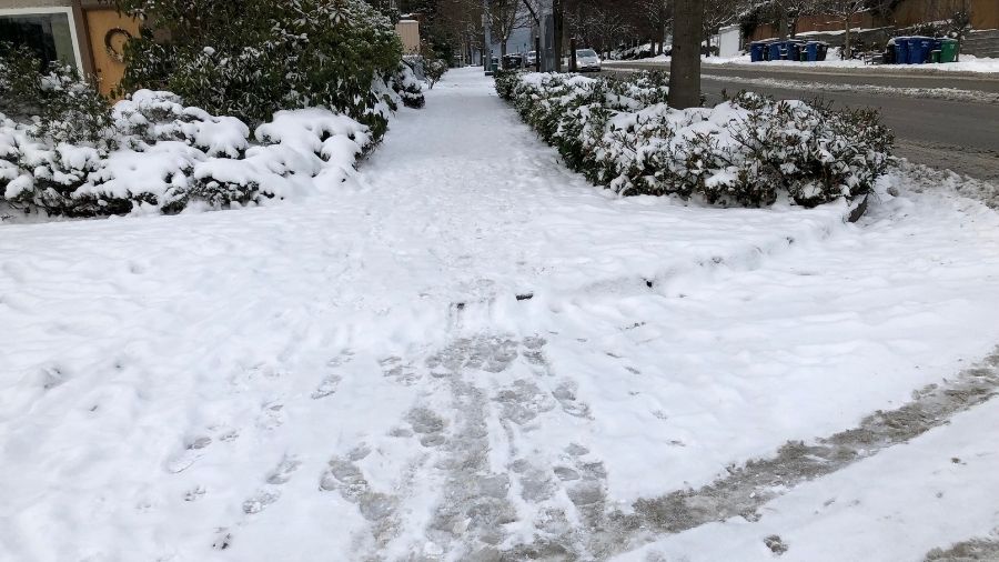 Snow...