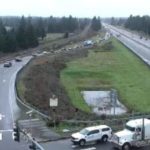 Here's a look at the southbound I-5 closure at Grand Mound/milepost 88. There are no good routes around the closure. Delay and postpone your travel.