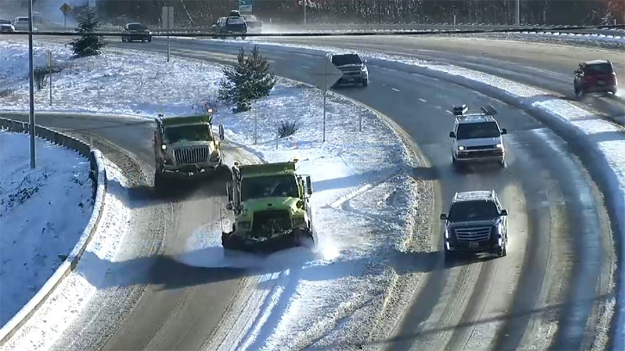 Icy roads, slush, snow...
