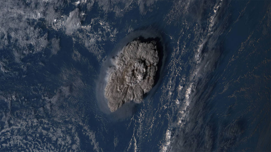 Tonga volcano...