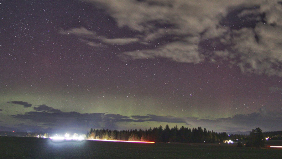 Aurora borealis...