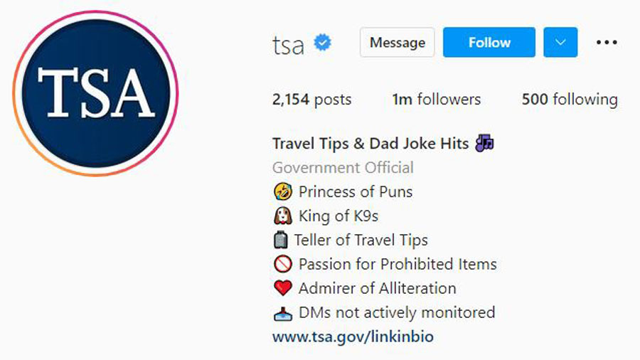 TSA Instagram