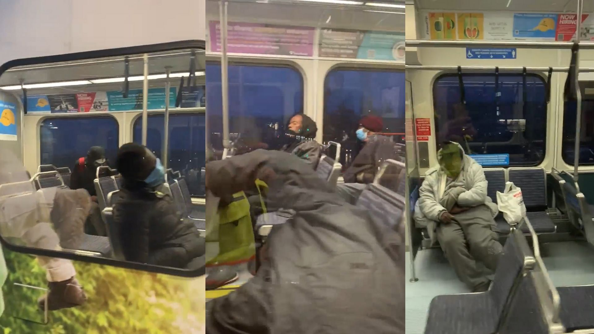 Homeless Light Rail...