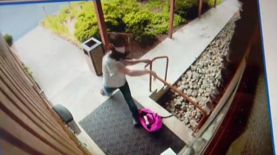 Video still from church security cameras...