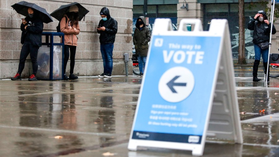 (Photo by JASON REDMOND/AFP via Getty Images)...