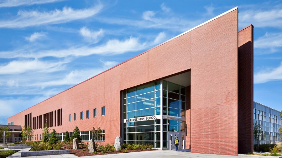 Parents complain that Bellevue High School (above) “duped” their kid into taking a far-left his...